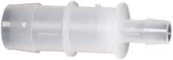 Made in USA - Polypropylene Single Barbed Tube Reducer - Natural - Eagle Tool & Supply
