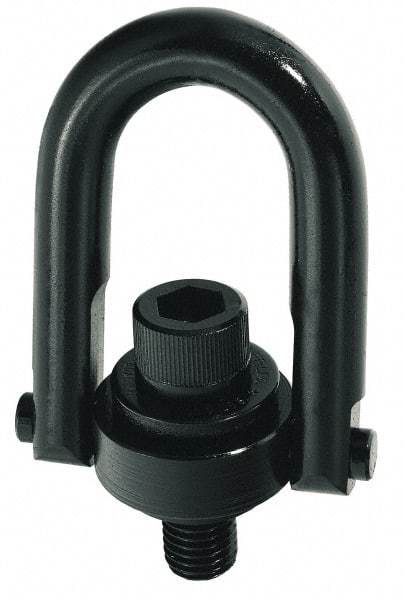 American Drill Bushing - 31,500 kg Rated Load Capacity , M72 x 6.0 Thread Size Safety Engineered - 132 mm Thread Length, 95-1/4 mm Radius, 495.3 mm Ring Height, 215.39 mm Ring Opening, 330.2 mm Ring Width, 184.15 mm Mount Surface Diameter - Eagle Tool & Supply