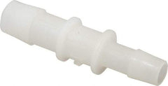 Made in USA - Kynar Single Barbed Tube Reducer - Natural - Eagle Tool & Supply