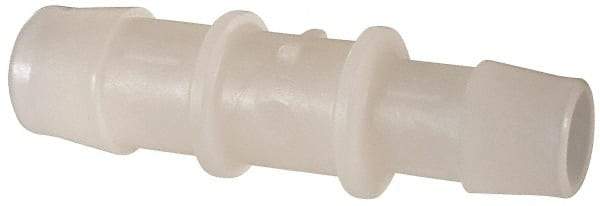Made in USA - Kynar Single Barbed Tube Reducer - Natural - Eagle Tool & Supply