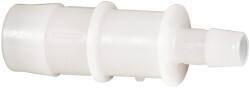 Made in USA - Kynar Single Barbed Tube Reducer - Natural - Eagle Tool & Supply
