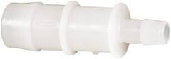 Made in USA - Kynar Single Barbed Tube Reducer - Natural - Eagle Tool & Supply