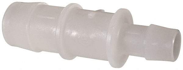 Made in USA - Kynar Single Barbed Tube Reducer - Natural - Eagle Tool & Supply