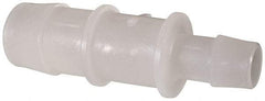 Made in USA - Kynar Single Barbed Tube Reducer - Natural - Eagle Tool & Supply