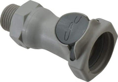 CPC Colder Products - 3/8" Nominal Flow, 3/8 NPT Thread, Female, Inline Threaded-Female Socket - 60 Max psi, 32 to 230°F, Polypropylene Coupling, EPDM O-Ring - Eagle Tool & Supply