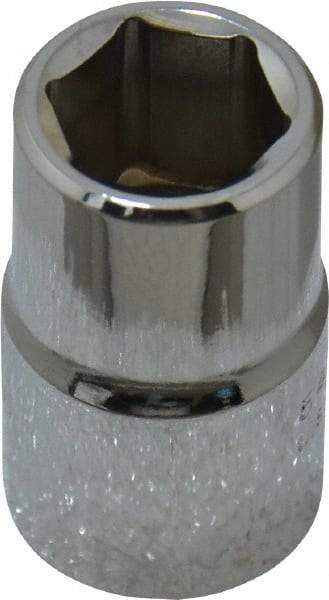 Proto - 1/2" Drive, Standard Hand Socket - 6 Points, 1-1/2" OAL, Chrome Finish - Eagle Tool & Supply