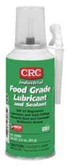 CRC - 6 oz Aerosol Silicone General Purpose Grease - Opaque White, Food Grade, 400°F Max Temp, NLGIG 2, - Eagle Tool & Supply