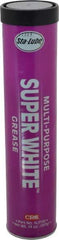 CRC - 14 oz Cartridge Lithium General Purpose Grease - White, 300°F Max Temp, NLGIG 1-1/2, - Eagle Tool & Supply