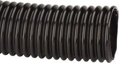 Kuriyama of America - 4" ID x 4.76" OD, 35 Max psi, Full In. Hg, Dry Material Handling & Transfer Hose - Polyurethane, 6" Bend Radius, 100' Coil Length, Black - Eagle Tool & Supply