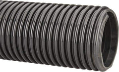 Kuriyama of America - 6" ID x 6.81" OD, 30 Max psi, 28 In. Hg, Dry Material Handling & Transfer Hose - Polyurethane, 12" Bend Radius, 100' Coil Length, Black - Eagle Tool & Supply