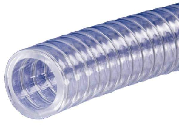 Kuriyama of America - 1/2" ID x 0.736" OD, 100' Long, PVC Tube - Clear, 100 Max psi - Eagle Tool & Supply