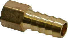 Cerro - 1/8 NPTF Thread Hose Barb x Female NPT Connector - 3/8" ID Hose, Brass - Eagle Tool & Supply