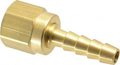 Dixon Valve & Coupling - 1/2 UNF Thread, 1/4 Inch Hose, Hose Barb x Female 45° SAE/37° JIC Swivel Connector - Eagle Tool & Supply