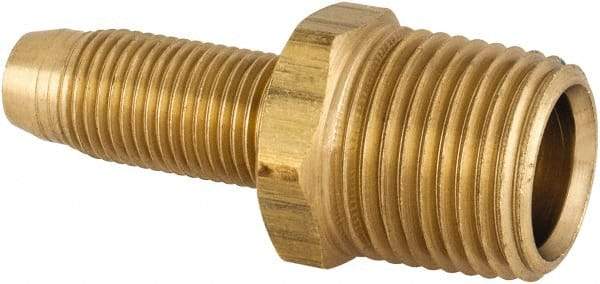 Dixon Valve & Coupling - 1/2 NPTF, Reusable Hose Male Stem - 3/8" Hose ID - Eagle Tool & Supply