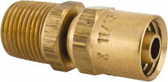 Dixon Valve & Coupling - 1/2 NPTF, Reusable Hose Male Fitting - 3/8" Hose ID x 11/16" Hose OD - Eagle Tool & Supply