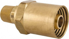 Dixon Valve & Coupling - 3/8 NPTF, Reusable Hose Male Fitting - 1/2" Hose ID x 1" Hose OD - Eagle Tool & Supply