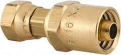 Dixon Valve & Coupling - 1/4 NPSM, Reusable Hose Female Swivel Fitting - 5/16" Hose ID x 5/8" Hose OD - Eagle Tool & Supply