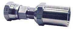 Dixon Valve & Coupling - 3/8 NPSM, Reusable Hose Female Swivel Fitting - 1/4" Hose ID x 5/8" Hose OD - Eagle Tool & Supply