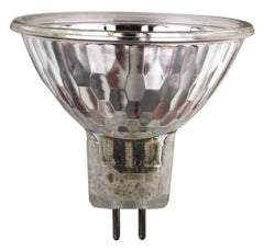 Philips - 50 Watt Halogen Commercial/Industrial 2 Pin Lamp - 3,100°K Color Temp, 850 Lumens, 12 Volts, Dimmable, MR16, 3,000 hr Avg Life - Eagle Tool & Supply