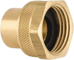 Dixon Valve & Coupling - 3/8 NPTF & 3/4 NH Garden Hose Fitting - Brass, Female Hose to Female Pipe Connector - Eagle Tool & Supply