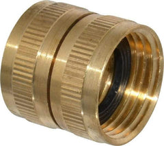 Cerro - 3/4 NH Garden Hose Fitting - Brass, Female Hose to Female Hose Swivel Connector - Eagle Tool & Supply