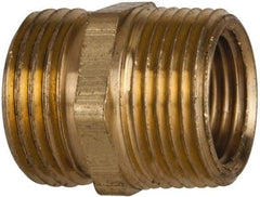 Cerro - 3/4 MGHT & 3/4 MPT Garden Hose Fitting - Brass, Male Hose to Male Pipe Connector - Eagle Tool & Supply