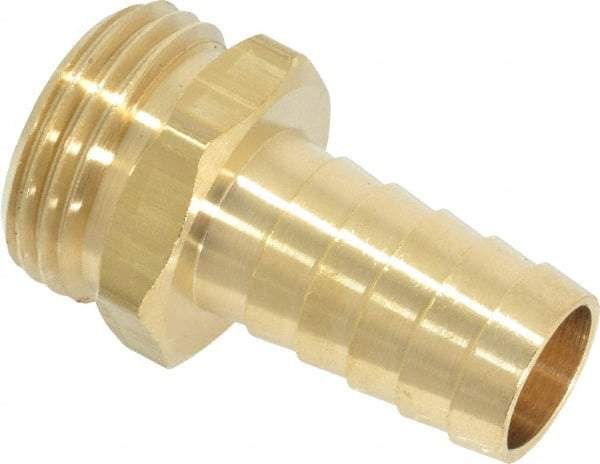 Cerro - 3/4 NH Garden Hose Fitting - Brass, Standard Shank Male Connector - Eagle Tool & Supply