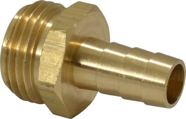 Dixon Valve & Coupling - 3/4 NH Garden Hose Fitting - Brass, Short Shank Male Connector - Eagle Tool & Supply