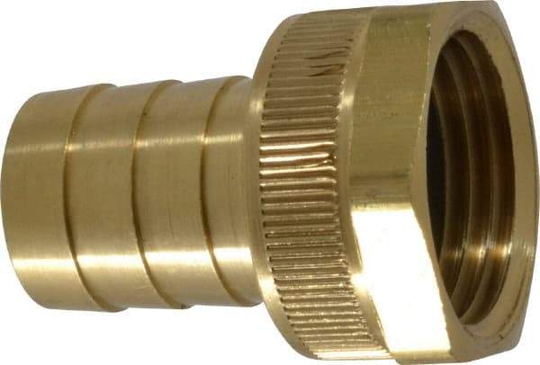 Dixon Valve & Coupling - 3/4 NH Garden Hose Fitting - Brass, Short Shank Female Swivel Connector - Eagle Tool & Supply