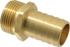 Dixon Valve & Coupling - 1 NH Garden Hose Fitting - Brass, Standard Shank Male/Female Set Connector - Eagle Tool & Supply