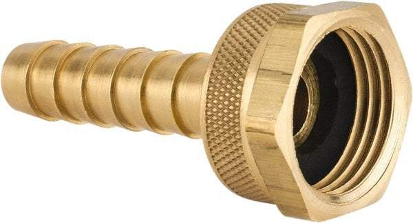 Dixon Valve & Coupling - 3/4 NH Garden Hose Fitting - Brass, Long Shank Female Swivel Connector - Eagle Tool & Supply