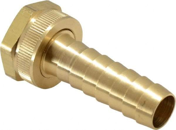 Dixon Valve & Coupling - 3/4 NH Garden Hose Fitting - Brass, Long Shank Female Swivel Connector - Eagle Tool & Supply