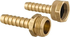 Dixon Valve & Coupling - 3/4 NH Garden Hose Fitting - Brass, Long Shank Male/Female Set Connector - Eagle Tool & Supply