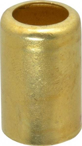 Dixon Valve & Coupling - 0.593" ID Hose Ferrule - Brass, 1" Long - Eagle Tool & Supply