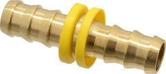 Cerro - 5/8" ID Barbed Push On Splicer - 3.21" Long, Brass - Eagle Tool & Supply