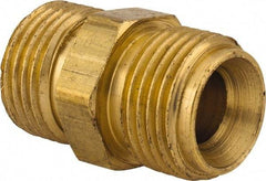 Dixon Valve & Coupling - 3/8 Male Thread, Brass Industrial Pipe Hex Nipple - MNPSM, 1,000 psi - Eagle Tool & Supply