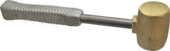 American Hammer - 5 Lb Head 2" Face Brass Head Hammer - 13-1/2" OAL, Aluminum Handle - Eagle Tool & Supply