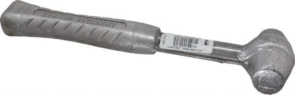 American Hammer - 2 Lb Head 1" Face Lead Alloy Nonmarring Lead Hammer - 11-1/2" OAL, Aluminum Handle - Eagle Tool & Supply