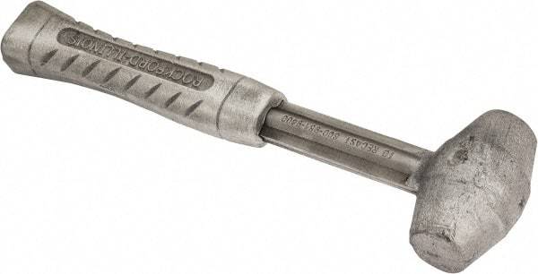 American Hammer - 3 Lb Head 1-1/2" Face Lead Alloy Nonmarring Lead Hammer - 12" OAL, Aluminum Handle - Eagle Tool & Supply