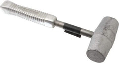 American Hammer - 7 Lb Head 2" Face Lead Alloy Nonmarring Lead Hammer - 13-1/2" OAL, Aluminum Handle - Eagle Tool & Supply