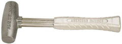 American Hammer - 4 Lb Head 1-3/4" Face Zinc Aluminum Alloy Nonmarring Hammer - 11-1/2" OAL, Aluminum Handle - Eagle Tool & Supply