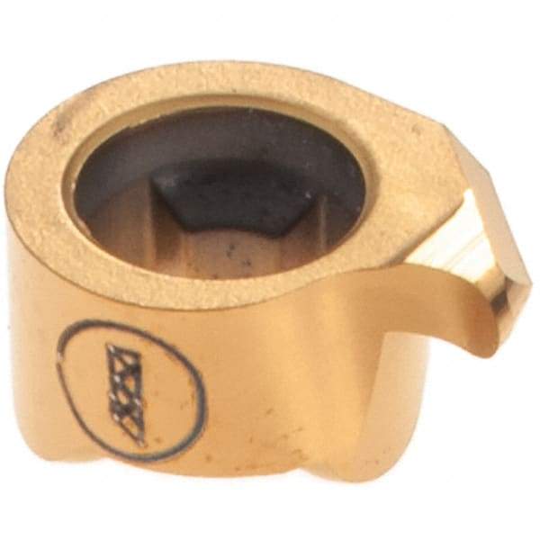 Iscar - 8120R060GIQL Grade IC528, 1.2mm Cutting Width Carbide Grooving Insert - 1.5mm Max Depth of Cut, Left Hand, 0.6mm Corner Radius, TiCN/TiN Finish - Eagle Tool & Supply