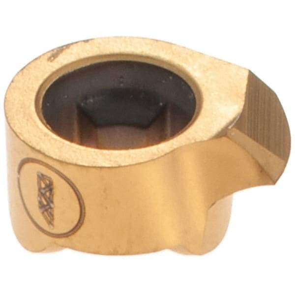 Iscar - 8MT005GIQL Grade IC528, Carbide Grooving Insert - 1.5mm Max Depth of Cut, Neutral, 0.05mm Corner Radius, TiCN/TiN Finish - Eagle Tool & Supply