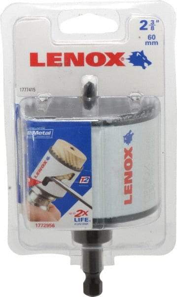 Lenox - 2-5/8" Diam, 1-1/2" Cutting Depth, Hole Saw - Bi-Metal Saw, Toothed Edge - Eagle Tool & Supply