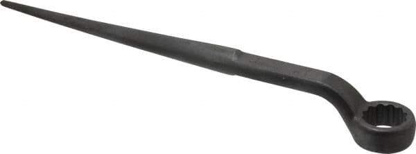Proto - 1-1/4" 12 Point Spud Handle Box Wrench - Single End, 1-25/32" Head Diam x 13/16" Head Thickness, 17" OAL, Steel, Black Finish - Eagle Tool & Supply