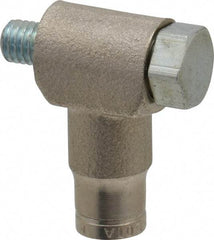 Norgren - 10-32 UNF, Nickel Plated Brass Push-to-Connect Tube Banjo Elbow - 260 Max psi, Tube to Male Connection - Eagle Tool & Supply