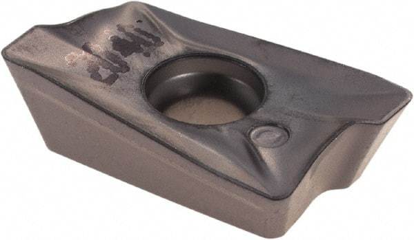 Ingersoll Cutting Tools - AOMT180508 Grade IN2040 Carbide Milling Insert - TiAlN Finish, 0.228" Thick, 0.031" Corner Radius - Eagle Tool & Supply