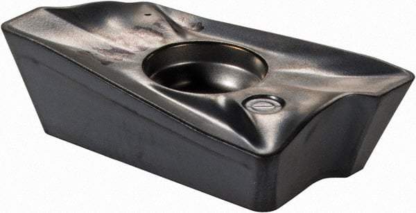 Ingersoll Cutting Tools - AOMT180508 Grade IN2005 Carbide Milling Insert - TiAlN Finish, 0.228" Thick, 0.031" Corner Radius - Eagle Tool & Supply