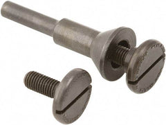 Camel Grinding Wheels - 3/8" Max Diam, Abrasive Mandrel Adapter - 1/4" Min Disc Hardware Diam - Eagle Tool & Supply