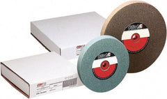 Camel Grinding Wheels - 80 Grit Aluminum Oxide Bench & Pedestal Grinding Wheel - 8" Diam x 1" Hole x 1" Thick, 3600 Max RPM, Vitrified Bond - Eagle Tool & Supply